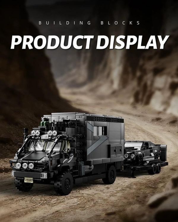 12GO 95003 烏尼莫克越野車+野馬跑車 