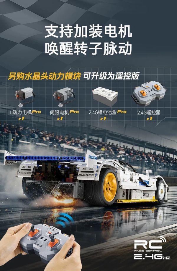 CaDA C63007 馬自達勒芒拉力賽車787B (1:10) 
