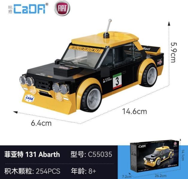 CaDA C55035 菲雅特131Abarth (1:24) 