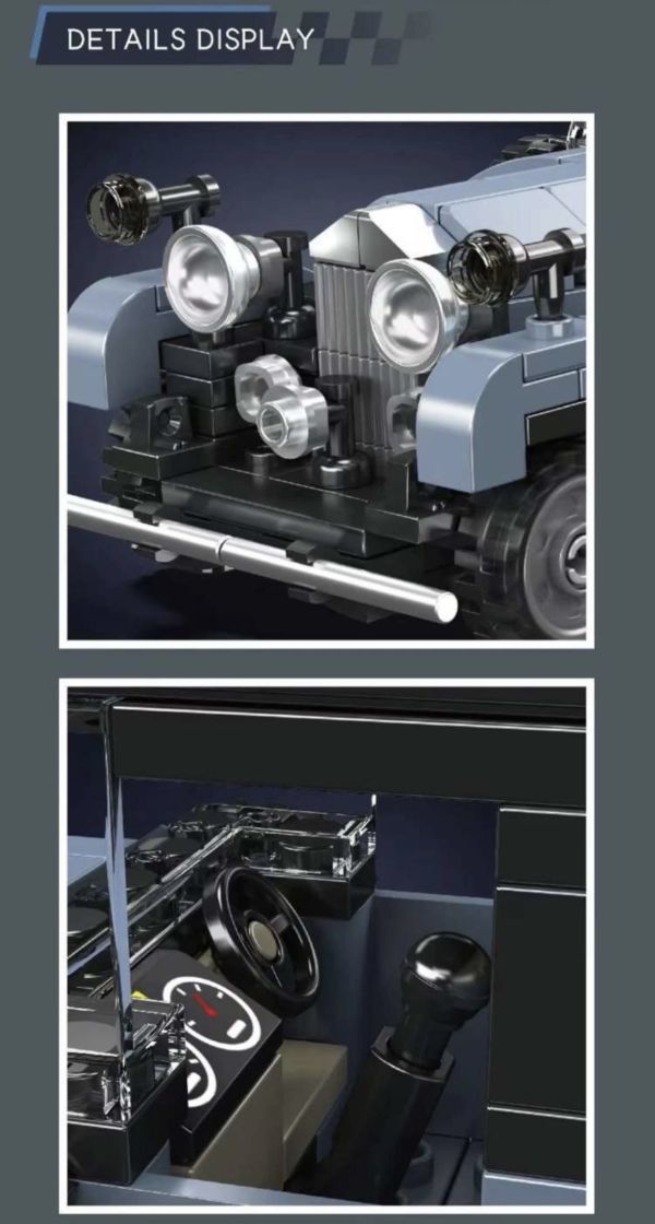 宇星27104 迷你車模-勞斯萊斯 Phantom III 老爺車 