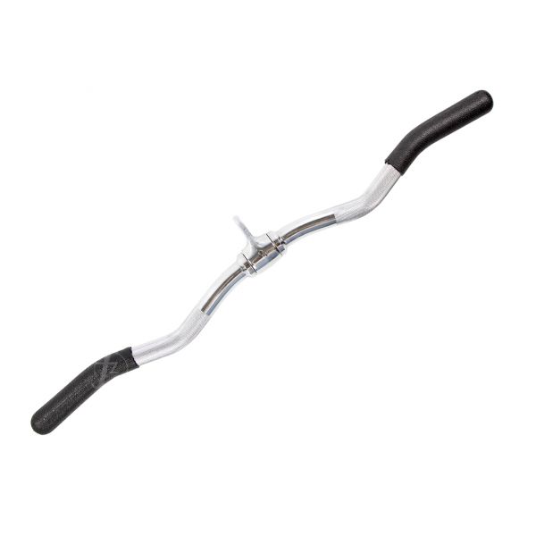 E5-02S Revolving 28" Solid Curl Bar 
