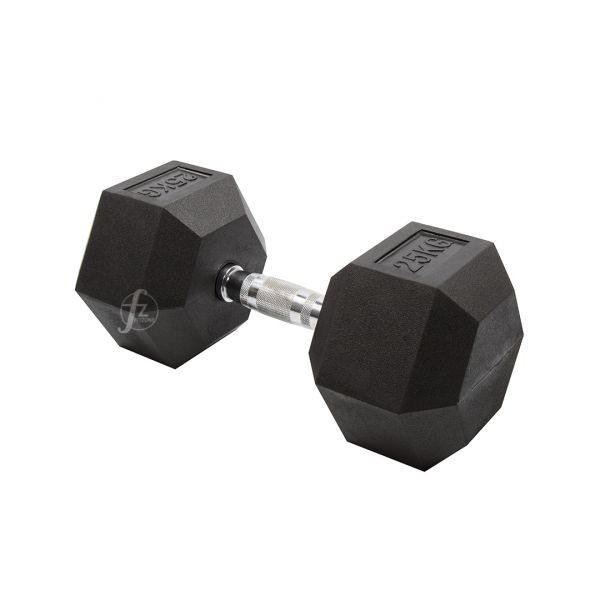 DB-07-25KG Rubber Dumbbell 25KG 