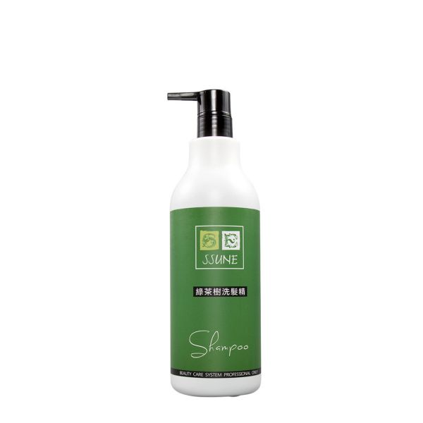 SSUNE－綠茶樹洗髮精800ml SSUNE,美髮沙龍,洗髮精,洗髮乳,潤髮乳,護髮,洗髮,沙龍,天然,台灣品牌,綠茶樹,銀杏,蜂膠,髮品