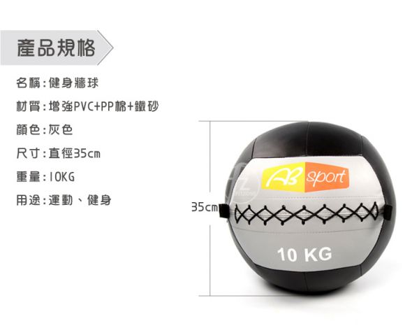 MEBL-007-10KG Wall Ball 10KG 