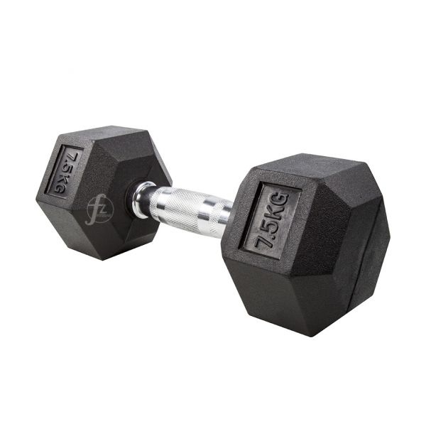 DB-07-7.5KG Rubber Dumbbell 7.5KG 