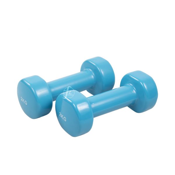 DB-01A-2KG Vinyl Coated Dumbbell 2KG 
