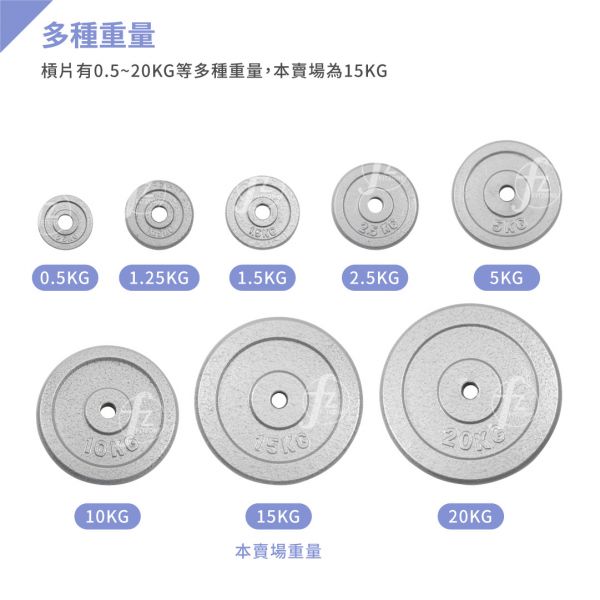 A1-15-15KG Standard Iron Plate W 15KG 