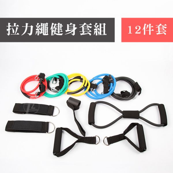 RB-008 彈力懸掛訓練繩/12套件組 