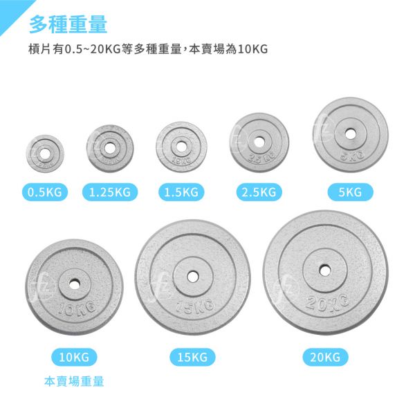 A1-15-10KG Standard Iron Plate W 10KG 
