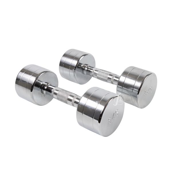G7-22-6KG Chrome Contoured Dumbbell 6KG 