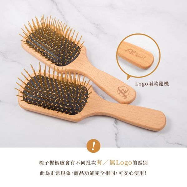 COMB-002 Gold Massage Comb Gold massage comb, Gold-plated comb, Scalp massage brush, Relaxing hair comb, Hair care, Hair styling, Hairbrush, Beauty hair tool, Scalp care, Detangling comb