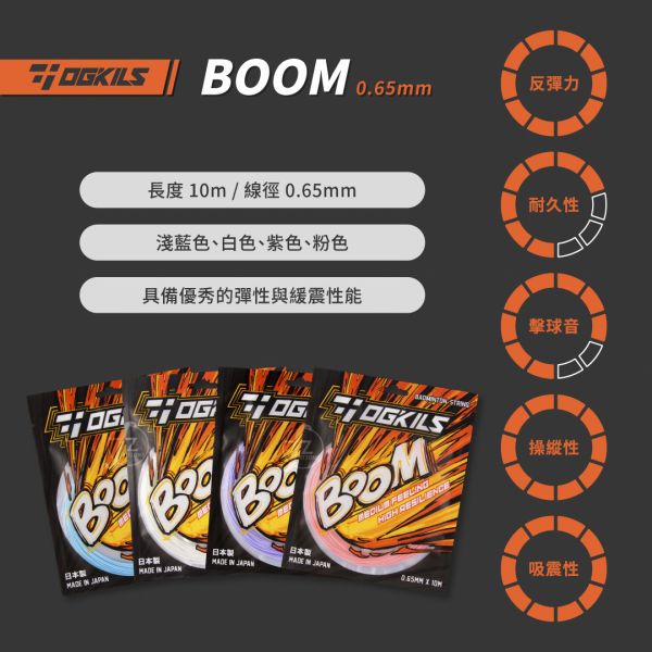 OGKILS－日本制专业羽毛球线（0.63mm／0.65mm／0.7mm） 羽毛球拍线,日本制羽毛球线,羽球拍线,羽毛球线0.63mm,羽毛球线0.65mm,羽毛球线0.7mm,高弹力羽毛球线,耐磨羽毛球线,尼龙羽毛球线,专业羽毛球拍线,羽球线,日本羽球拍线,高反弹羽毛球线,羽毛球穿线,进攻型羽毛球线