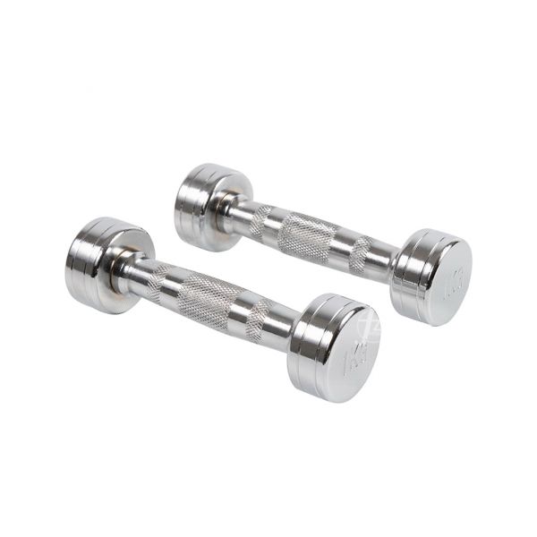 G7-22-1KG Chrome Contoured Dumbbell 1KG 