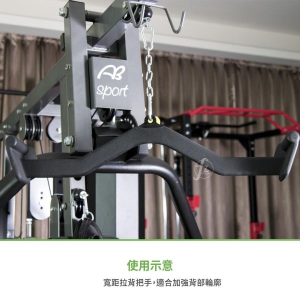 D4-30-E 寬距拉背把手 寬距拉背把手,拉背神器,高位下拉把手,健身拉桿,重訓配件,背部訓練器材,高低拉器材,健身器械配件,寬握下拉,200kg承重拉桿