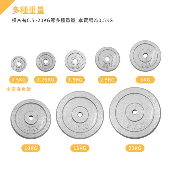 A1-15-0.5KG 灰烤杠片0.5KG（孔径27mm）/二入 