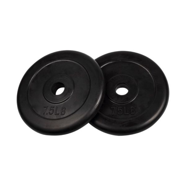A1-15R-7.5LB Standard Rubber Plate rubber coated weight plate,rubber weight plate,barbell plate,weight plate,cast iron weight plate,strength training,weightlifting,home gym,gym equipment,free weights,fitness equipment,barbell weights