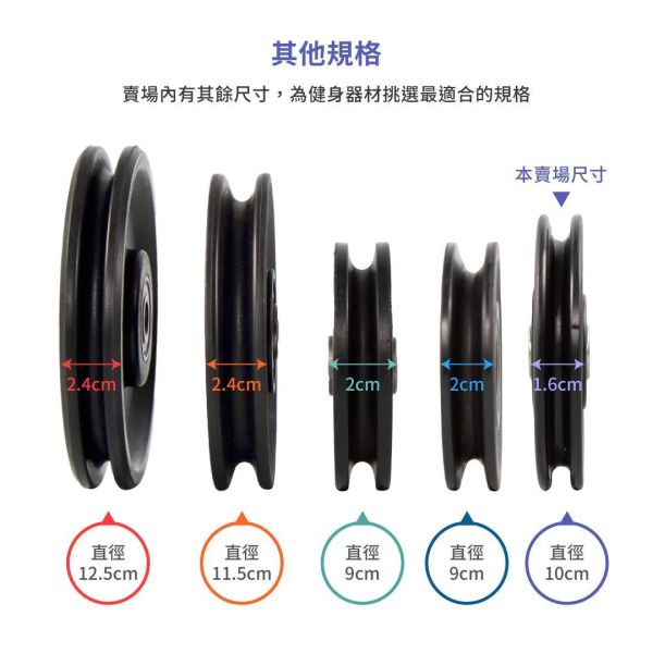 SA-078NC-P55 滑輪10cm 滑輪,健身滑輪,健身器材滑輪,重訓滑輪,滑輪配件,健身器材配件,重訓器材配件,拉力器滑輪,鋼索滑輪,滑輪替換,滑輪維修,健身設備配件