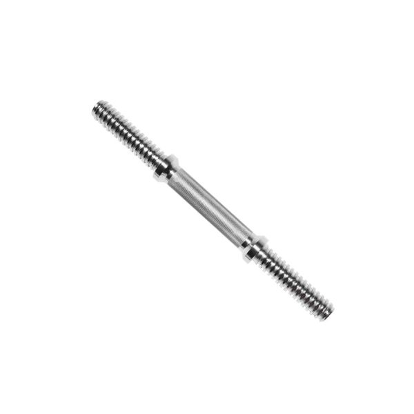 B2-13-28MM Threaded Dumbbell Handle 短槓, 實心短槓, 短槓桿, 槓鈴短桿, 重訓短槓, 健身短槓, 一體成型槓鈴, 止滑握把, 附槓鎖, 通用槓片, 重量訓練器材, 肌力訓練, 上半身訓練, 手臂訓練器材, 增重槓片, 健身器材