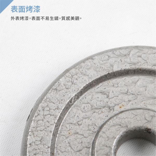 A1-15-1.5KG 灰烤槓片1.5KG（孔徑27mm）/二入 