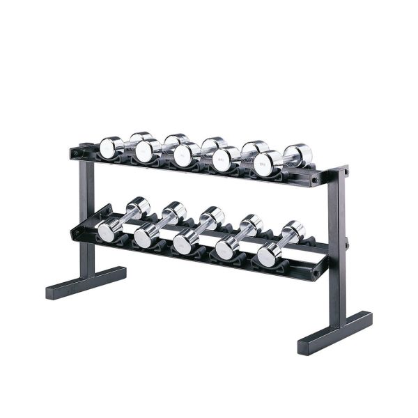 SW-005B 2 Tiers Dumbbell Rack W/Saddle SW-005B 2 Tiers Dumbbell Rack W/Saddle