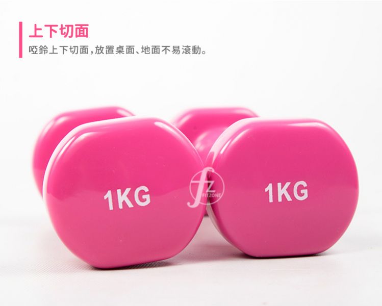 DB-01A-1KG 平頭啞鈴1KG/二入 