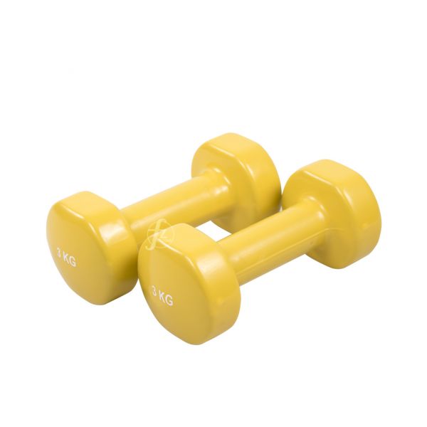 DB-01A-3KG Vinyl Coated Dumbbell 3KG 