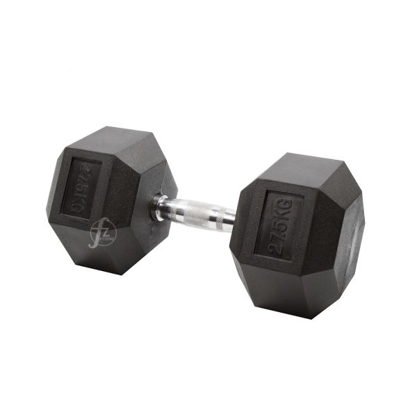 DB-07-27.5KG Rubber Dumbbell 27.5KG 