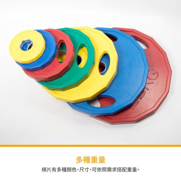 A1-04H-1.25KG 多邊形包膠槓片1.25kg/單入 