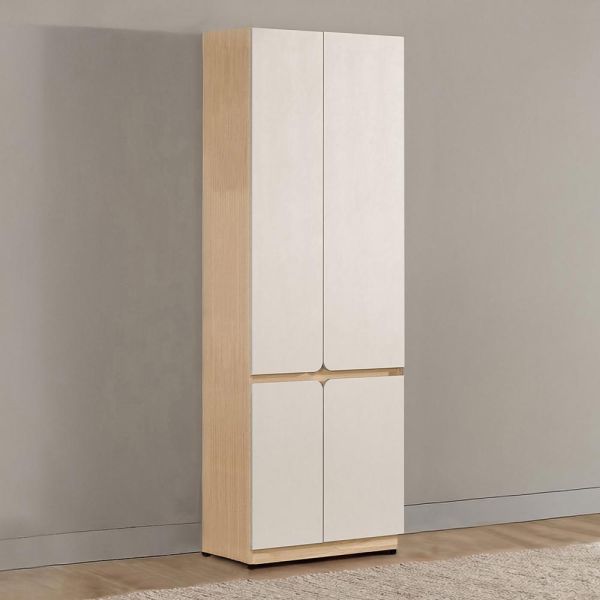 迪伊2.5尺二抽衣櫥 Hampton,漢汀堡,衣櫥,櫥櫃,櫃子,衣櫃,2.5尺二抽衣櫥,A級環保木心板材質,油壓緩衝後鈕,美背處理