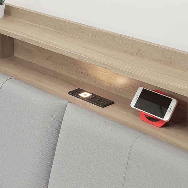 凱文5尺六抽床組 Hampton,漢汀堡,雙人床,床,床組,臥室,木心板,5尺六抽床組,鋼珠滑軌,附六個抽屜,附USB插座