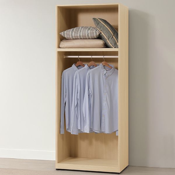 羅尼單桿2.5尺衣櫥 Hampton,漢汀堡,衣櫥,櫥櫃,櫃子,衣櫃,木心板材質,雙桿衣櫥,2.5尺衣櫥,鋼珠滑軌