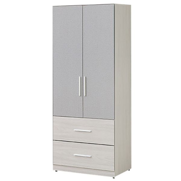 斯羅白榆木2.5尺下二抽衣櫥 Hampton,漢汀堡,衣櫥,櫥櫃,櫃子,衣櫃,木心板材質,美背處理,2.5尺下二抽衣櫥,鋼珠滑軌