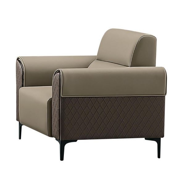 伊森單人貓抓皮沙發椅 Hampton,漢汀堡,沙發,單人沙發,貓抓皮材質,高密度泡棉,黑砂粉體烤漆五金腳座,耐刮耐磨防潑水,沙發椅,椅子,單人椅