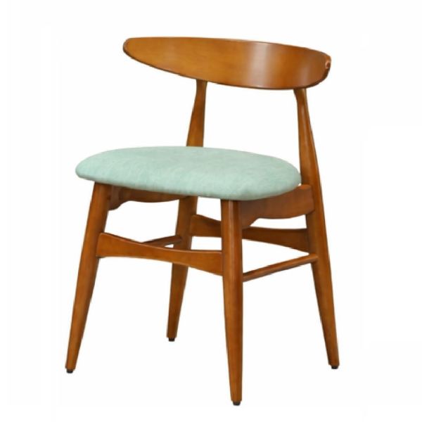 菲德實木餐椅-藻綠皮-2入組/4入組 Hampton,漢汀堡,餐椅,椅子,實木,實木餐椅,橡膠木實木材質,PU皮革,穩固耐用