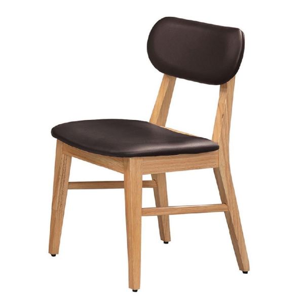 恩納實木餐椅-原木色-2入組/4入組 Hampton,漢汀堡,餐椅,椅子,實木,實木餐椅,橡膠木實木材質,PU皮革,穩固耐用