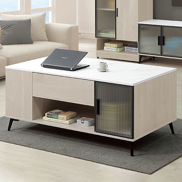 諾頓仿石面大茶几 Hampton,漢汀堡,仿石面大茶几,大茶几,茶几,桌子,緩衝後鈕,木心板材質,美背處理,長虹PC鋁製門框,1.5mmABS系統封邊