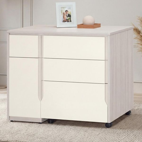 斯亞4尺伸縮書桌 Hampton,漢汀堡,4尺伸縮書桌,桌子,國際標準低甲醛防蛀木心板,鋼珠滑軌,美背式處理