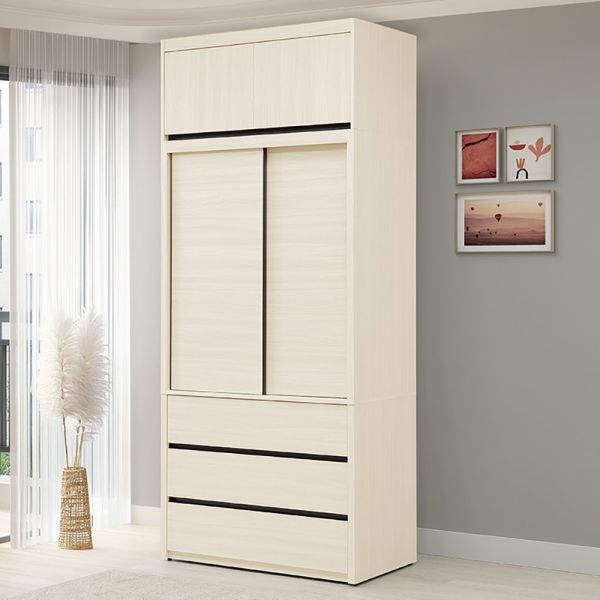 蕾亞白榆木3.5尺衣櫥 Hampton,漢汀堡,衣櫥,櫥櫃,櫃子,衣櫃,木心板材質,美背處理,3.5尺衣櫥,鋼珠滑軌