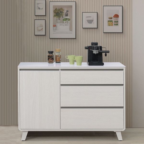 娜莎4尺岩板收納櫃下座 Hampton,漢汀堡,台灣製造,ABS封邊處理,收納櫃,收納,櫃子