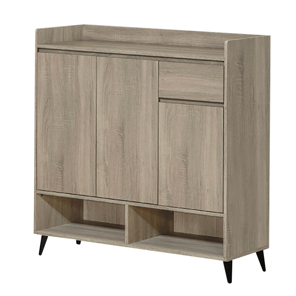 羅密灰梧桐4尺鞋櫃 Hampton,漢汀堡,灰梧桐4尺鞋櫃,收納櫃,木心板,美背處理,櫃子,櫃類,書櫃,鞋櫃,置物櫃,貼耐磨指皮