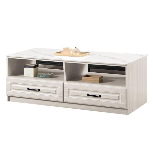 貝諾4尺岩板四抽大茶几 Hampton,漢汀堡,茶几,桌子,咖啡桌,4尺岩板四抽大茶几,A級環保木心板材質,三節式鋼珠滑軌,PU耐磨耐水塗裝