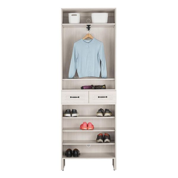 貝諾2.7尺二抽玄關鞋櫃 Hampton,漢汀堡,2.7尺二抽玄關鞋櫃,鞋櫃,櫃子,櫃類,三節式鋼珠滑軌,A級環保木心板材質,PU耐磨耐水塗裝