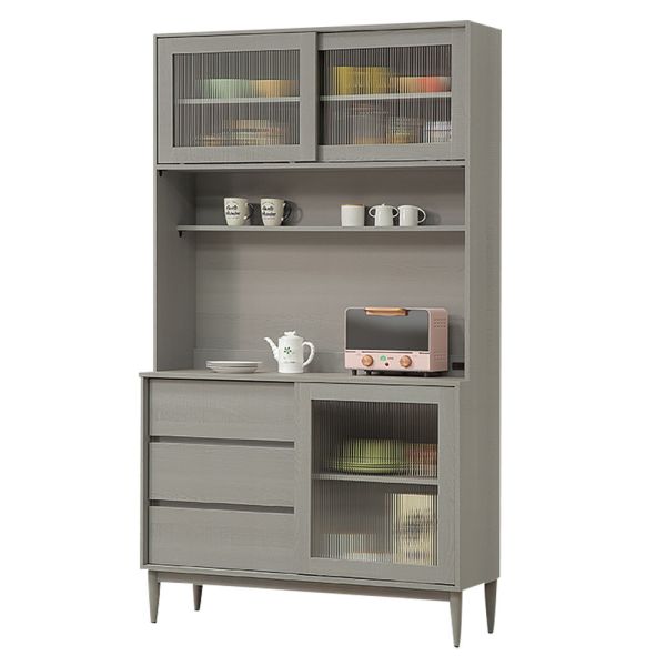 莫卡4尺碗盤櫃組 Hampton,漢汀堡,4尺碗盤櫃組,櫥櫃,櫃子,櫃類,鋼珠滑軌,不鏽鋼緩衝後鈕,木心板材質,實木腳架,長虹PS板,1.5mmABS封邊