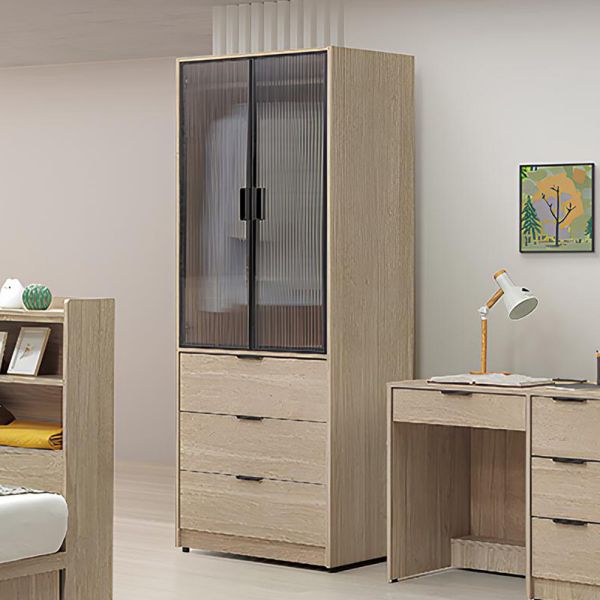 凱文2.5尺衣櫥 Hampton,漢汀堡,衣櫥,櫥櫃,櫃子,衣櫃,木心板材質,美背處理,2.5尺衣櫥,鋼珠滑軌