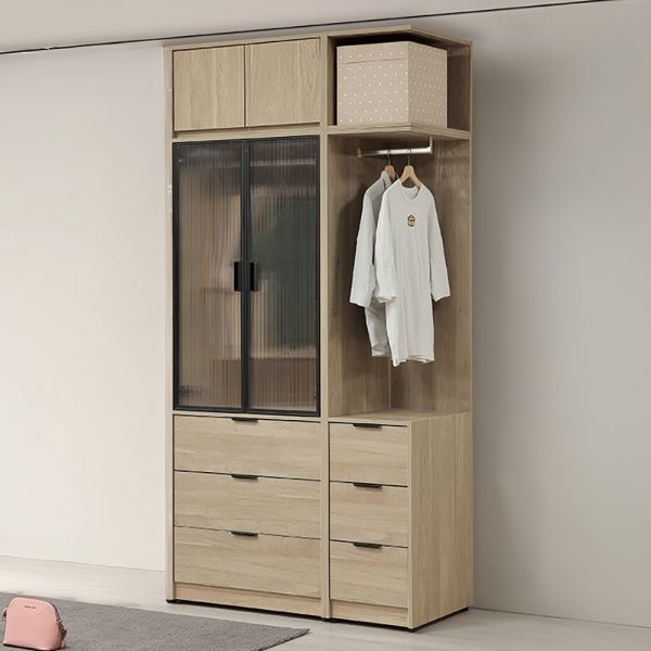 凱文3.8尺衣櫥 Hampton,漢汀堡,衣櫥,櫥櫃,櫃子,衣櫃,木心板材質,美背處理,3.8尺衣櫥,鋼珠滑軌