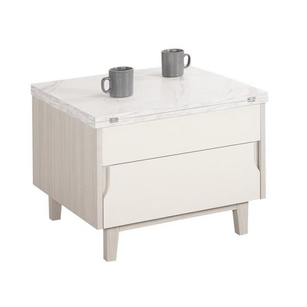 斯亞2尺仿石面多功能茶几 Hampton,漢汀堡,茶几,多功能茶几,茶几,桌子,咖啡桌,國際標準低甲醛防蛀木心板材質,鋼珠滑軌