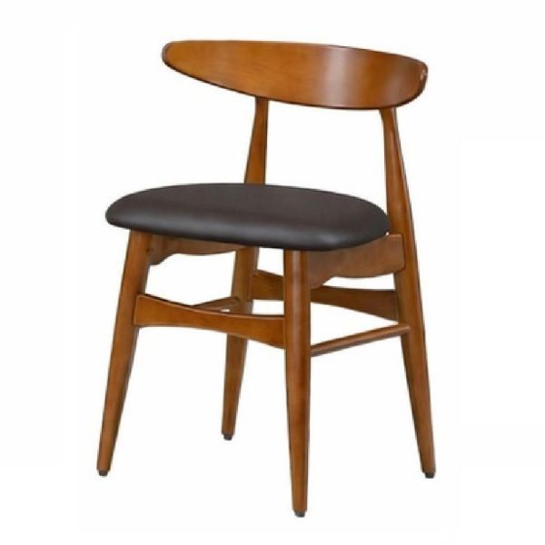 菲德實木餐椅-黑咖啡皮-2入組/4入組 Hampton,漢汀堡,餐椅,椅子,實木,實木餐椅,橡膠木實木材質,PU皮革,穩固耐用