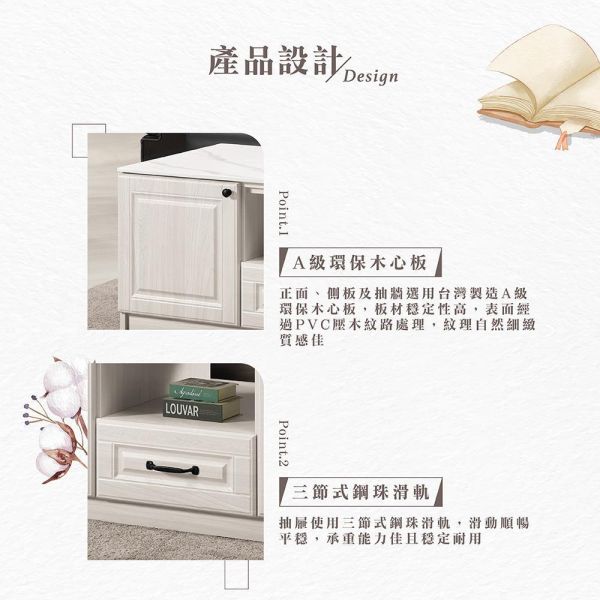 貝諾4尺岩板四門二抽大茶几 Hampton,漢汀堡,茶几,桌子,咖啡桌,A級環保木心板材質,三節式鋼珠滑軌,PU耐磨耐水塗裝