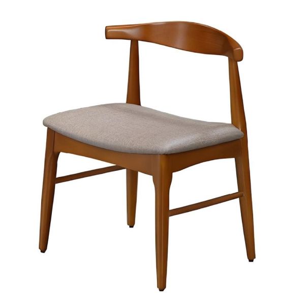 亞森實木餐椅-柚木色-2入組/4入組 Hampton,漢汀堡,餐椅,椅子,實木,實木餐椅,橡膠木實木材質,PU皮革,穩固耐用