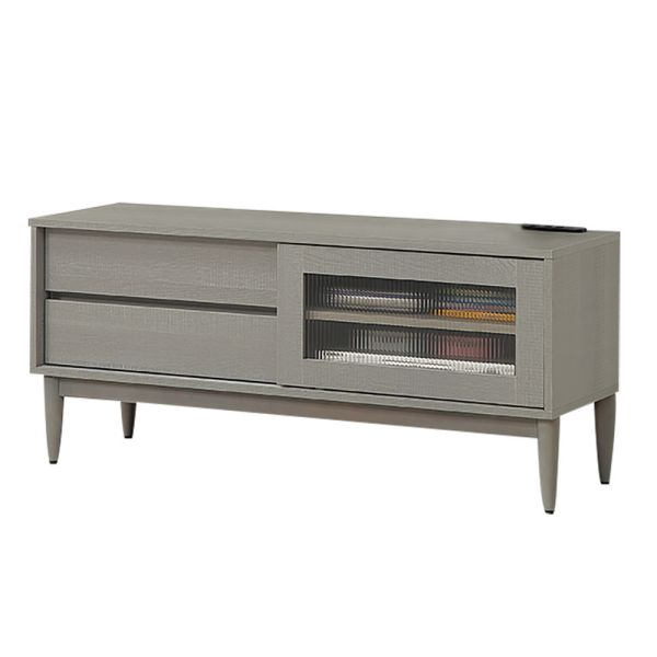 莫卡4尺長櫃 Hampton,漢汀堡,4尺長櫃,電視櫃,櫥櫃,櫃子,櫃類,鋼珠滑軌,不鏽鋼緩衝後鈕,木心板材質,實木腳架,長虹PS板,1.5mmABS封邊